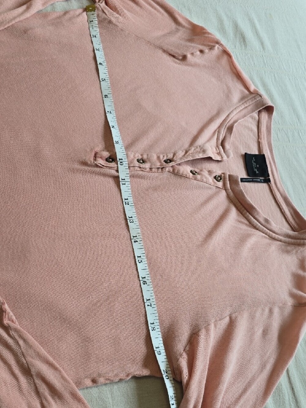 Urban Outfitters Out From Under Henley Soft Blush Pink Size Small - Picture 6 of 10